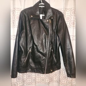 BNWT Womens Faux Leather Jacket, SIZE X